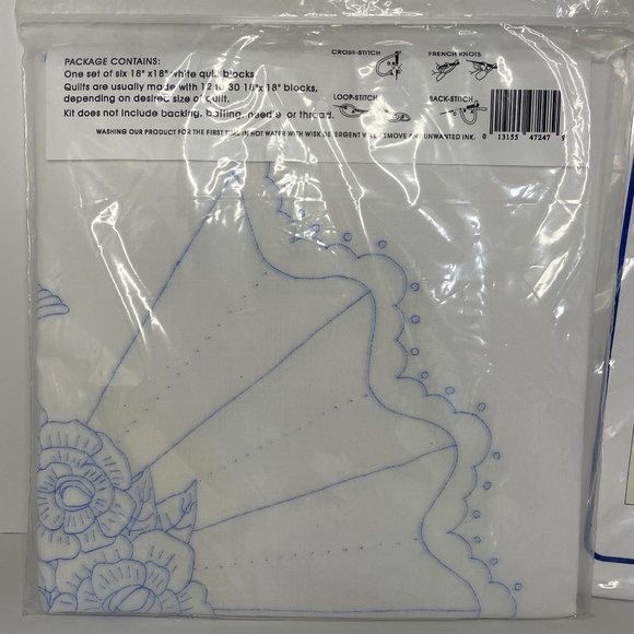 VTG White Quilt Blocks - Picture 3 of 5